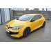 Накладки сплиттеры на пороги вариант 2 на Renault Megane III RS